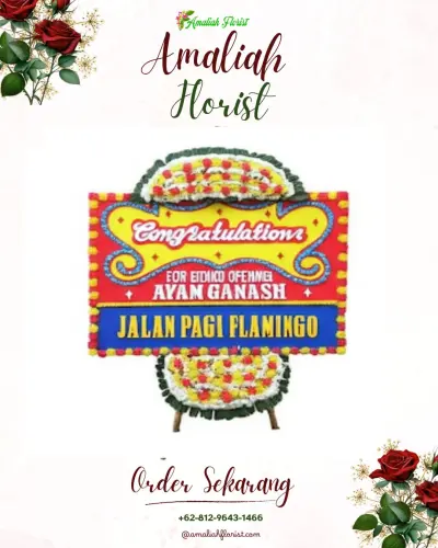 Bunga Papan Congratulation di Batunadua Jae